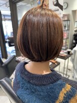 ヘアーサロンデフォーエバールークス(hairsalon de Forever Lux)&nbsp;大人ショート肌艶ブラウンカラー