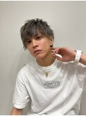アッシュブラックカルマパーマベリーショートダークアッシュ