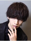 ナチュラルマッシュウルフソフトツイストスパイラルパーマ