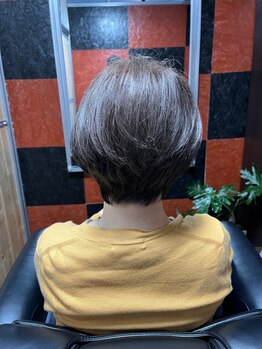 ヘア アパース(hair a paz)の写真/“hair a paz”独自のカットが魅力◎積み木を積み上げるように髪のボリュームを作り出します。