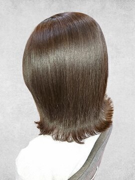 ヴィータ ヘア デザイン(Vita Hair Design) 天使の羽バング重めボブ外ハネ肩まで艶感透明感トレンディ韓国