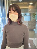 まろっとチョコレートカラー×ストロベリーピンク