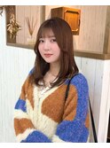 ブラウン　顔まわり　韓国