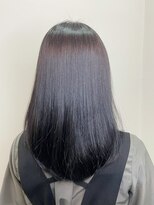 ファム 十日市店(femme)&nbsp;ブルーグレージュ×セミロング