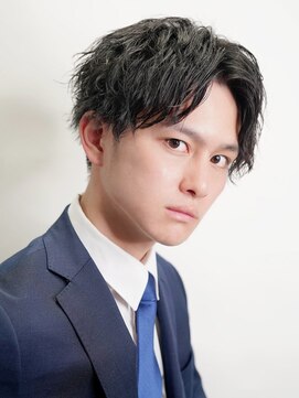 センス 渋谷 宇田川交番前(SENSE) ツイストスパイラル/ツーブロック/ビジネス/メンズパーマ