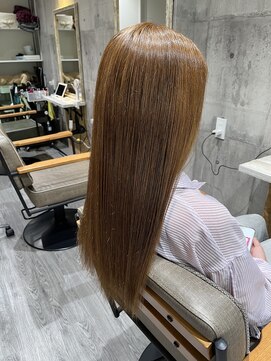 パダ(PADA) サラツヤロング/透明感カラー/スモーキーベージュ