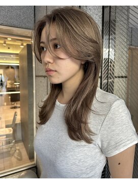 ダブ アオヤマ(DaB AOYAMA) オリーブブラウンケアブリーチハイトーンブラウンカラー