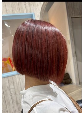 パーミルヘアーピピ(permille hair pipi) ミニボブ×レッドブラウン