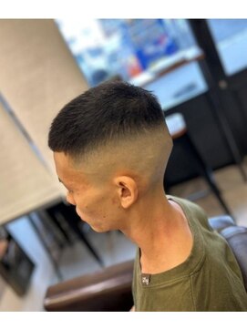 クフィア メンズヘアー カンポ 難波店(CUFFIA MEN'S HAIR CAMPO) メンズショート坊主波巻きパーマスパイラルパーマ メンズ