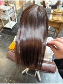 髪質改善×カラー11.5暗めカラー