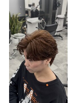 オム ブランシェ(HOMME BLANCHE’) 【Ryo】フェザーパーマブラウンカラー