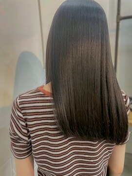 ロング 髪質改善/白髪改善/脱白髪染め/白髪ぼかし