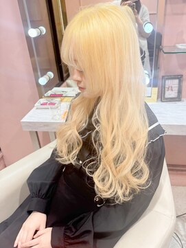 抜きっぱなしブロンド/ブロンド/ハイトーンカラー/ブリーチ