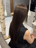 クロムス 梅田茶屋町店(clomus)&nbsp;【clomus】艶髪ストレート×ブラウンカラー　梅田 茶屋町