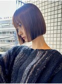 ボブ/ブリーチ/ケアブリーチ/ダブルカラー/ハイトーン/ベージュ