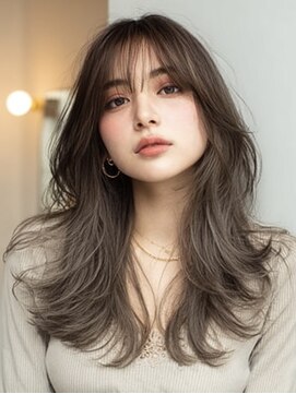 ダル 渋谷/表参道(DAL.) ハッシュカットバタフライカット顔回りカットカーテンバング