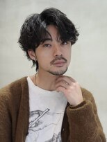 バイフィフス 原宿/表参道(by fifth) センターパートシャドウパーマルーズパーマ大人メンズヘア