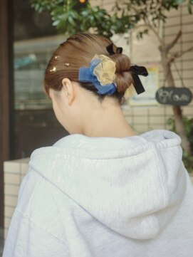 サロン シー(salon sea) salon sea とわ お呼ばれヘア カチモリボブ