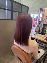 ステレオ ヘアデザイン 安城店(STEREO HAIR DESIGN)&nbsp;艶ピンクカラー