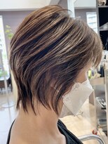 ワイボンドヘアー(Y bond hair)&nbsp;似合わせカット40代50代60代ショートボブくびれレイヤーボブ