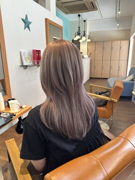 ヘアーリラクゼーション ティーノ(Hair relaxation tino) ピンクグレージュ【蒲田】