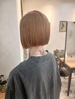 ラボヌールヘアーグレース 門前仲町店(La Bonheur hair grace)&nbsp;【grace三瓶】大人気ミニボブ/まろやかミルクティーベージュ