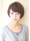 メルトカラー×コンパクト耳かけショート×ノームコア