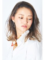 ヘアサロン アティリー(Hair Salon Attirer)&nbsp;西梅田/ボブ/グレーベージュ/白髪ぼかし【Attirer飯田裕之】