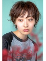 テトヘアー(teto hair)&nbsp;short(ソフトウルフ、ハイライト、エッジショート)