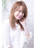 ヘアーアートシフォン 川口東口店(hair art chiffon)&nbsp;オリーブグレー/大人ガーリー/フェミニン小顔ロング