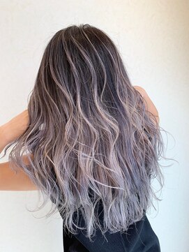 ラグーン(LAGOON) 鈴木大輔color style ブルーグレージュバレイヤージュ