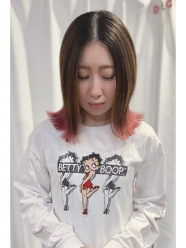 スピックアンドスパン(SPIC&SPAN) 外ハネ♪グラデーション