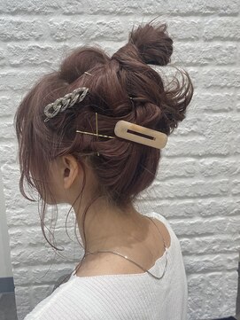 トゥーリ 筑紫野店(tuuli) tuuli 筑紫野★★簡単お団子ヘアアレンジ　RIO