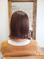 ヨハク(yohak)&nbsp;切りっぱなしボブ×ベージュ