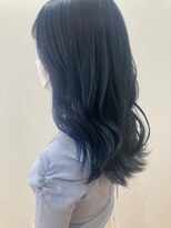 モルニ(MORNI)&nbsp;ネイビーブルー_ヌナボブ チャンモリ ボブルフ