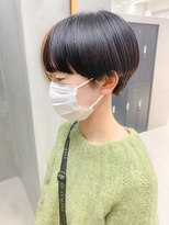 テトヘアー(teto hair) マッシュショート、コスメストレート、暗髪、ミニマムショート