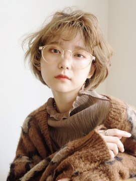 アルバム 渋谷パルコ(ALBUM) ショートヘア_チェリーブラウンフェミニンロング_38952