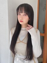 ルービック(Rubik's)&nbsp;ダークカラーくすみカラー艶黒髪ストレート