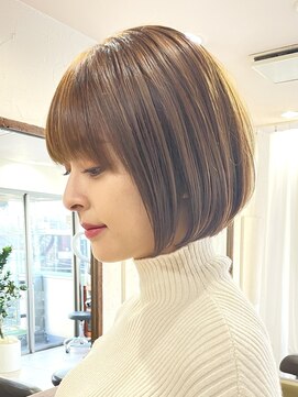 プルーヴ 秋葉原(prove) 30代40代大人女性/前髪ありショートボブ/ショートヘア/髪質改善