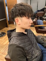 アイリーヘアデザイン(IRIE HAIR DESIGN) 【IRIE HAIR赤坂】ツーブロック×ナチュラルスペインカール