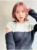 Siena 20代30代ピンクベージュ×顔まわりレイヤー　渋谷