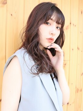 ブゾン(buZon) 【buZonブゾン】大人セミロング×シアベージュ