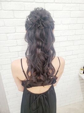 セット バイ エムビューティー(Set by M.beauty) ハーフアップ☆ヘアセット/ヘアメイク/渋谷/表参道/外苑前/東京
