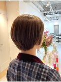 【西村】20代30代バッサリショートベージュ