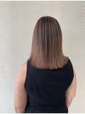 イメチェンヘアスタイル フルバング バレイヤージュ　小岩