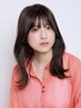 前髪カット+フルカラー [新宿/新宿駅/ボブ]