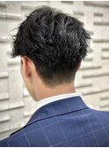 ナチュラルビジネスパーマ/マッシュパーマ/ハイライト/ウルフ