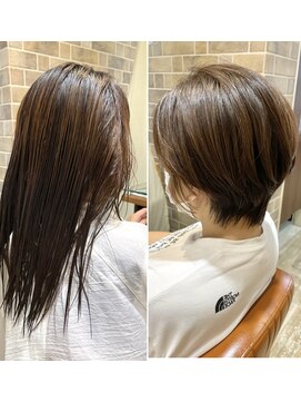 ネオリーブエム(Neolive em;) 【イメチェン】バッサリカット　ショートスタイル