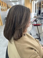 フリーラ 横浜(freera)&nbsp;白髪ぼかしハイライトメッシュ白髪染め横浜美容室