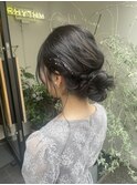 アレンジ　×   ルーズヘア